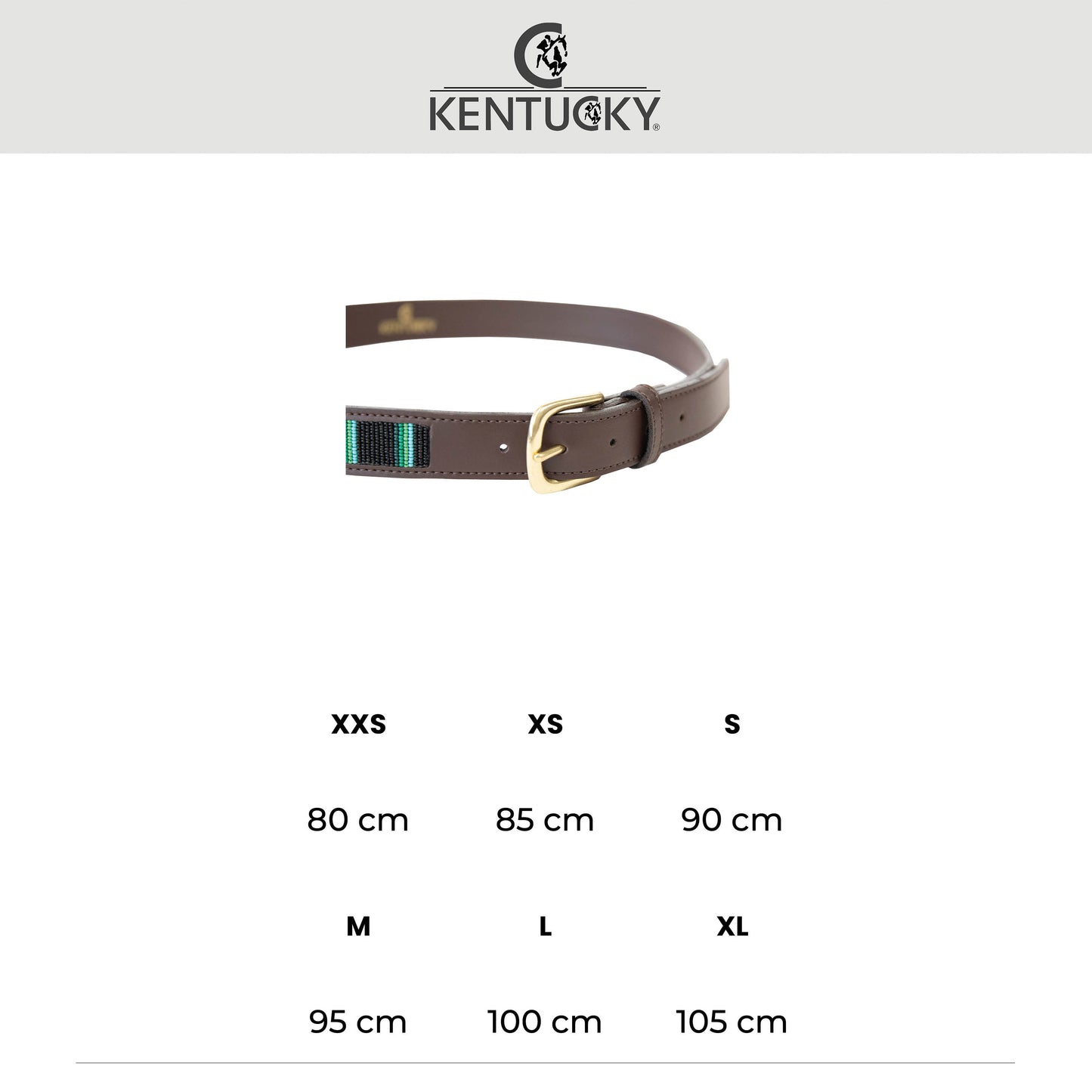 Kentucky Horsewear Handgjort Bälte - Guld