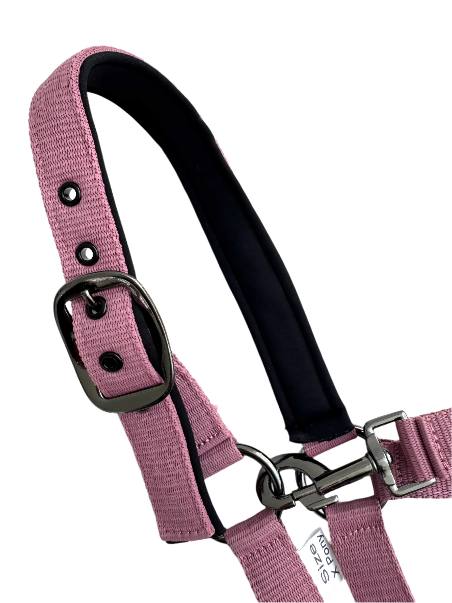 Cavalli Classic grimma med rem. Neopren - Old Rose