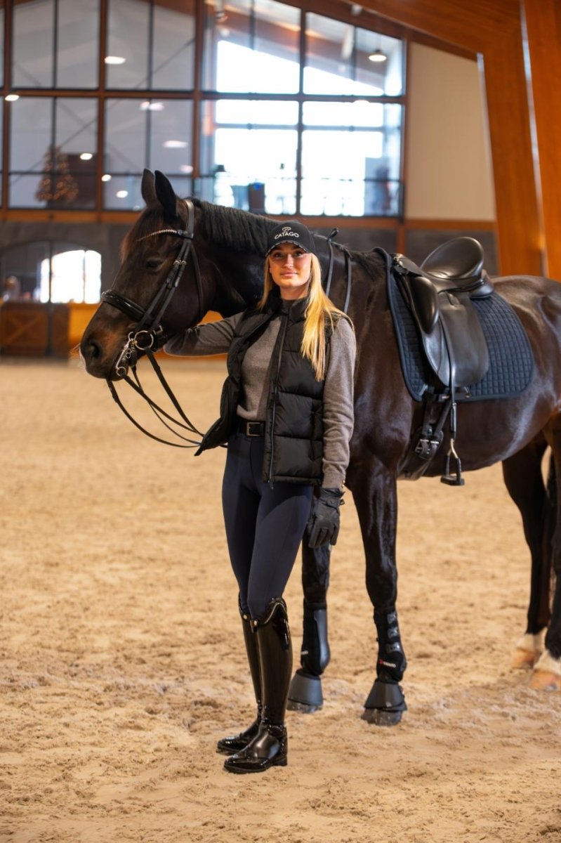 CATAGO FIR - Tech - Performance Dressur Underlag - Navy - animondo.dk - 51000714