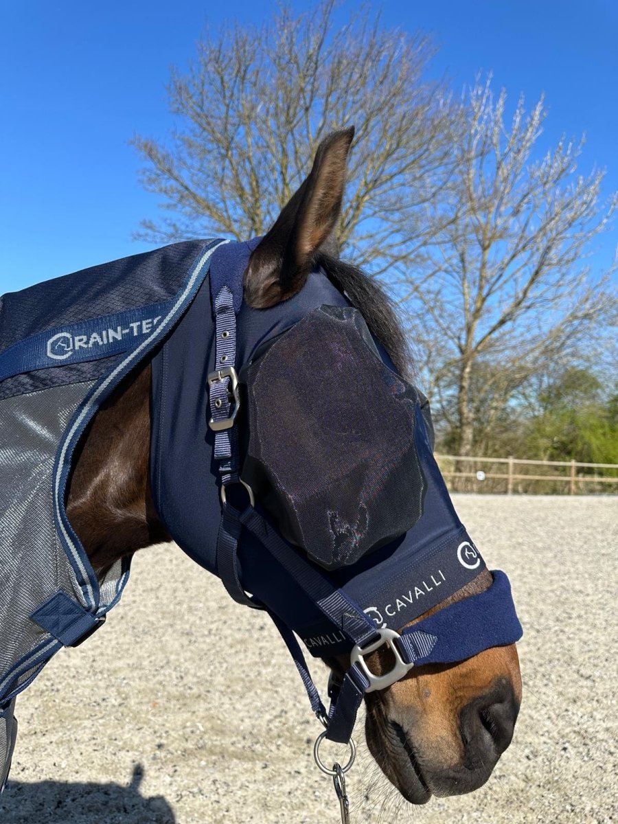 Cavalli Fluemaske u. ører - Navy 2025 - animondo.dk - Cav3400