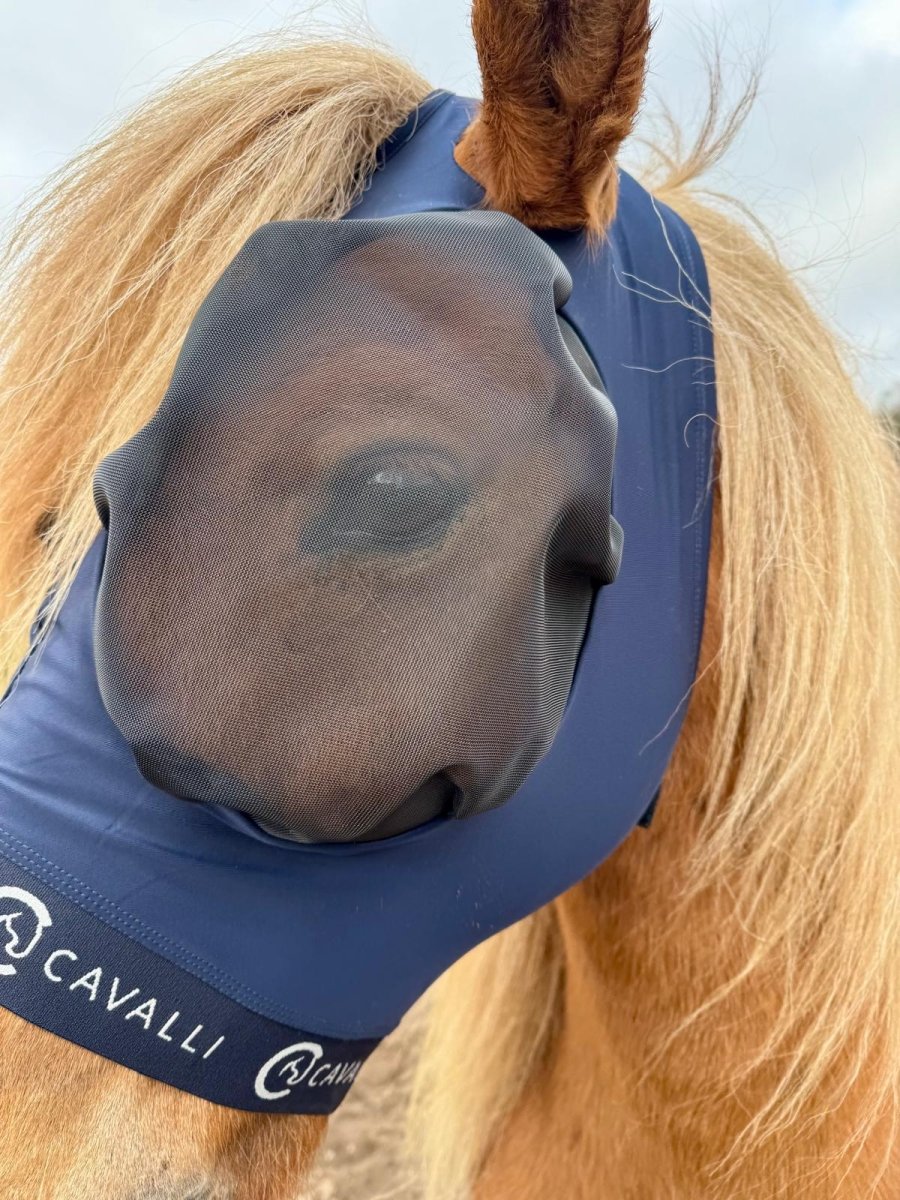 Cavalli Fluemaske u. ører - Navy 2025 - animondo.dk - Cav3400