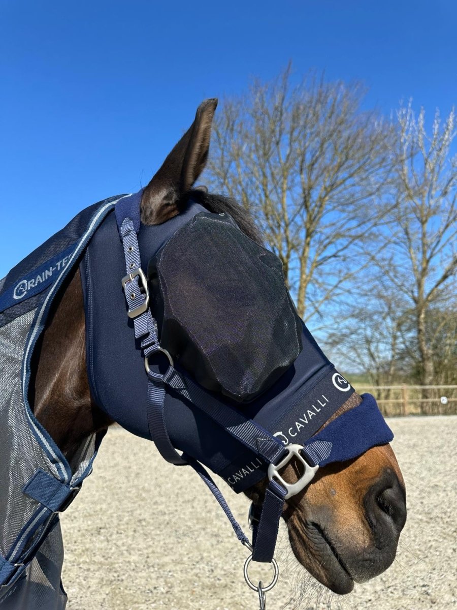 Cavalli Fluemaske u. ører - Navy 2025 - animondo.dk - Cav3400