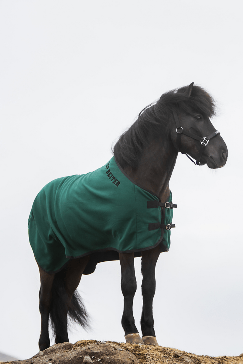 Top Reiter Fleecedækken - Flaske grøn - animondo.dk - DE - FLE - GN - 125