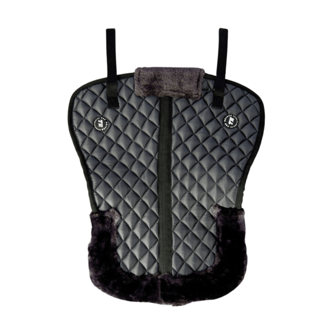 Top Reiter - Fur Saddle Pad - Sort - animondo.dk - SA - DE - FR - AN