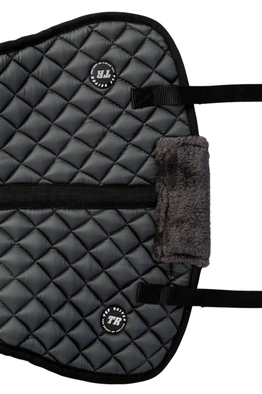 Top Reiter - Fur Saddle Pad - Sort - animondo.dk - SA - DE - FR - AN