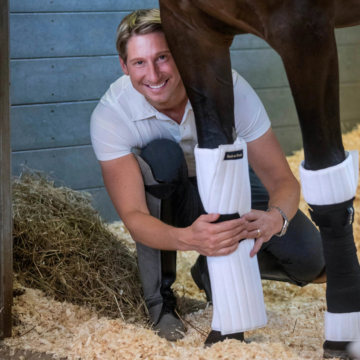 Back on Track Bandageunderlag Scandic - Hvid - animondo.dk