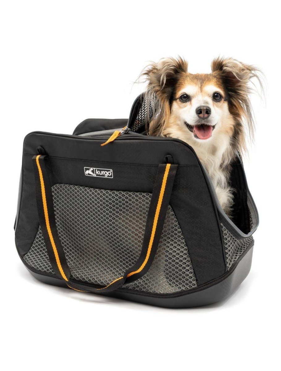 Kurgo Explorer Transporttaske - Sort, Large - animondo.dk