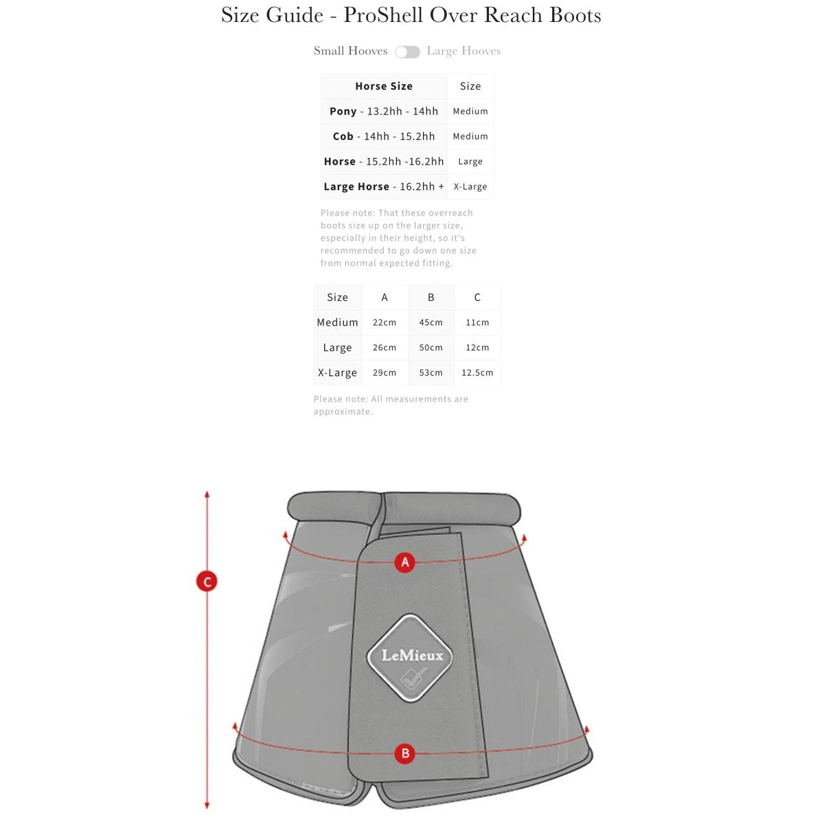 LeMieux ProShell Klokker - Sort - animondo.dk