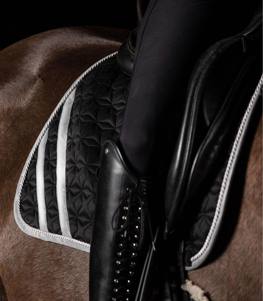 Reflex Saddle Pad, black/silver - animondo.dk