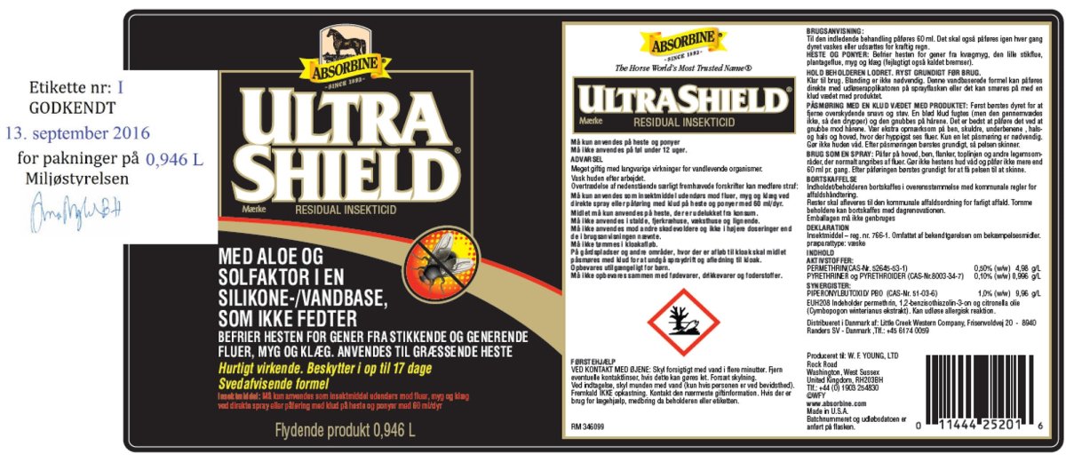 Absorbine Ultrashield® Black Fly Repellent 946ml - animondo.dk - 429617