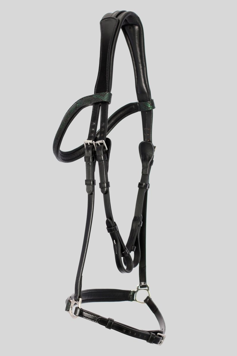 Bridle "MOSI", silver buckles - animondo.dk - TR-SL-MS