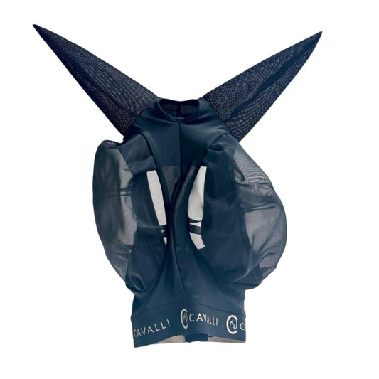 Cavalli Fluemaske m. ører - Sort 2025 - animondo.dk - Cav3306