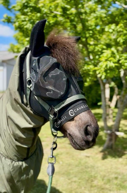 Cavalli Fluemaske m. ører - Sort 2025 - LIMITED EDITION! - animondo.dk - Cav3305
