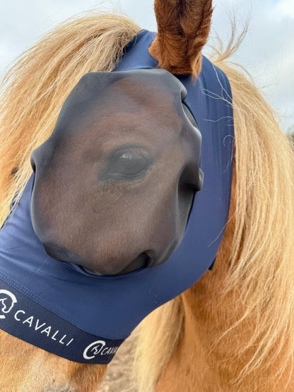 Cavalli Fluemaske u. ører - Navy 2025 - animondo.dk - Cav3400