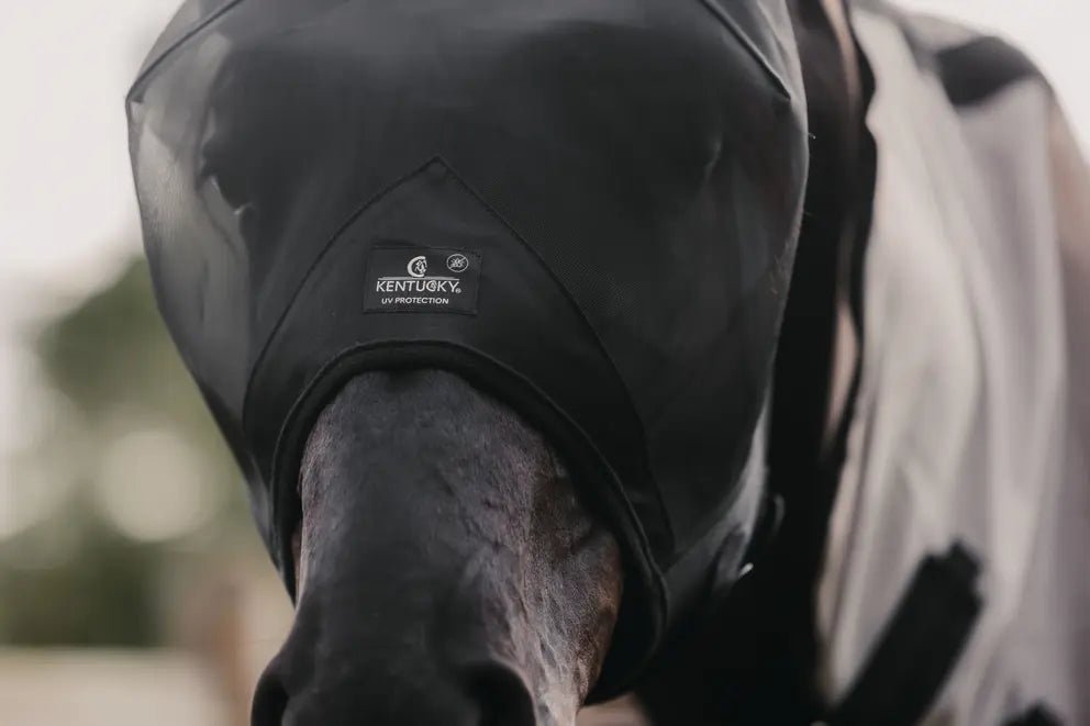 Fly Mask Classic with ears - Sort - animondo.dk - 42646-01-SH