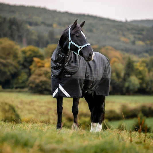Horseware Amigo - 1200D Fieldsafe Plus Vinterdækken - 250 gram - Refleks/Sort - animondo.dk - AANPY5 - KRFK - 66