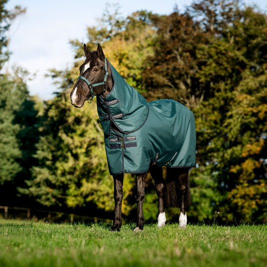 Horseware Amigo - Ripstop Regndækken 900D Plus m. hals - 100 gram - Grøn - animondo.dk - AARPG2 - GBI0 - 66