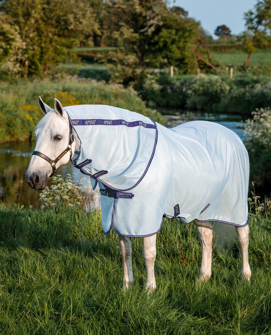 Horseware - Amigo XL Insektdækken - Blå/Sølv - animondo.dk - AFRBG9 - CABI - 75