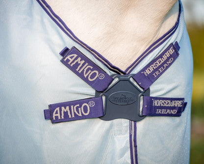 Horseware - Amigo XL Insektdækken - Blå/Sølv - animondo.dk - AFRBG9 - CABI - 75
