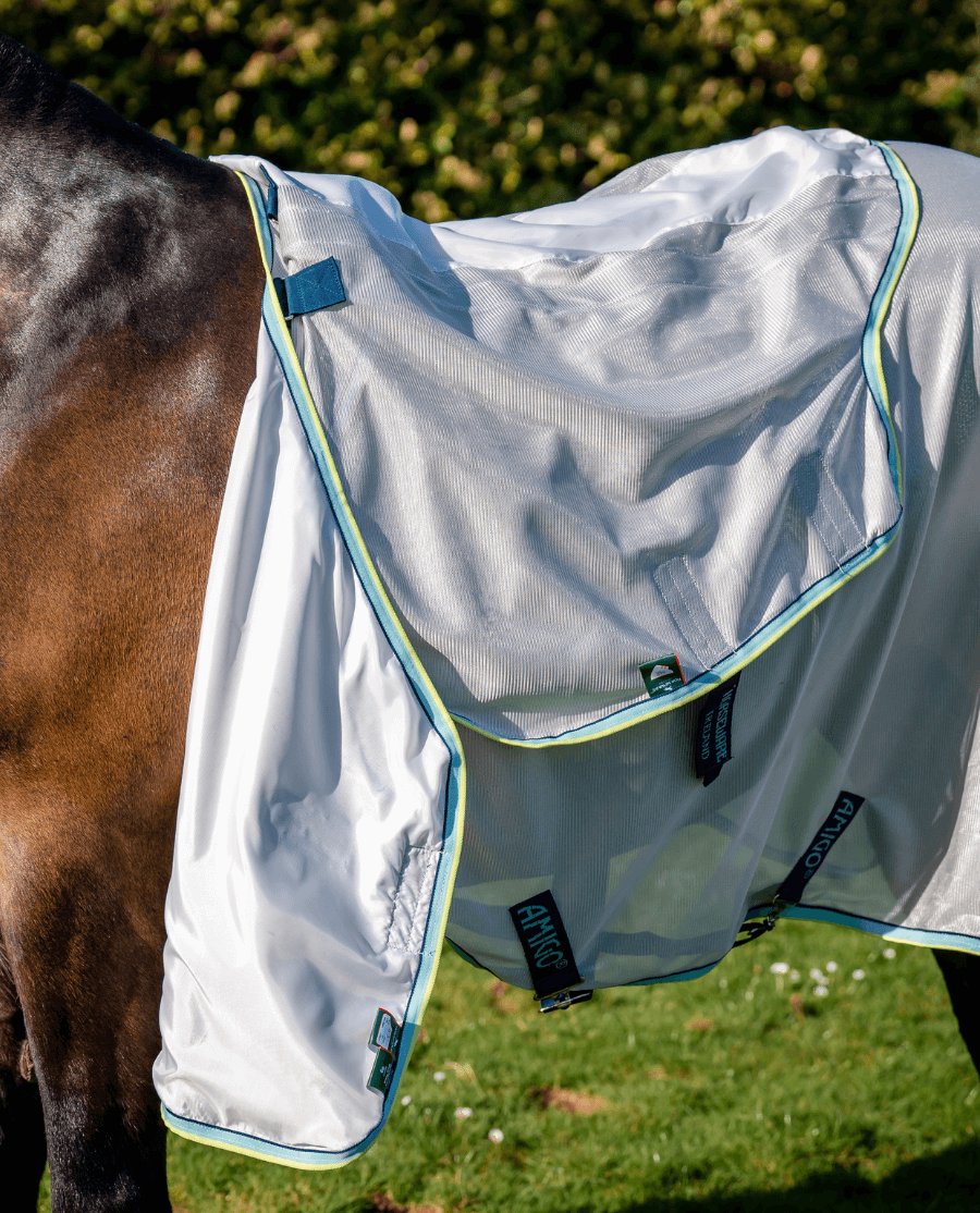 Horseware - Amigo XL Insektdækken - Blå/Sølv - animondo.dk - AFRBG9 - CABI - 75