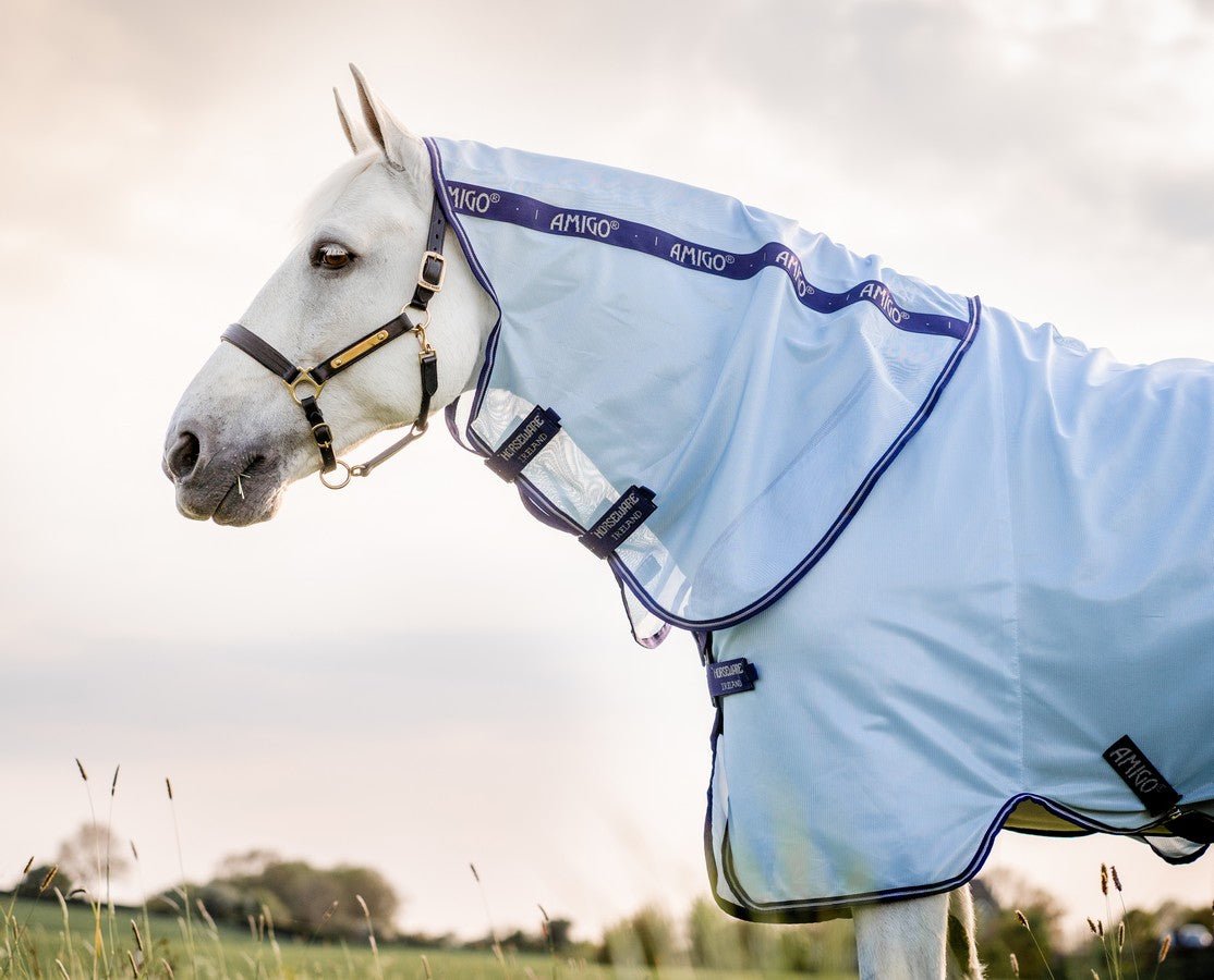 Horseware - Amigo XL Insektdækken - Blå/Sølv - animondo.dk - AFRBG9 - CABI - 75