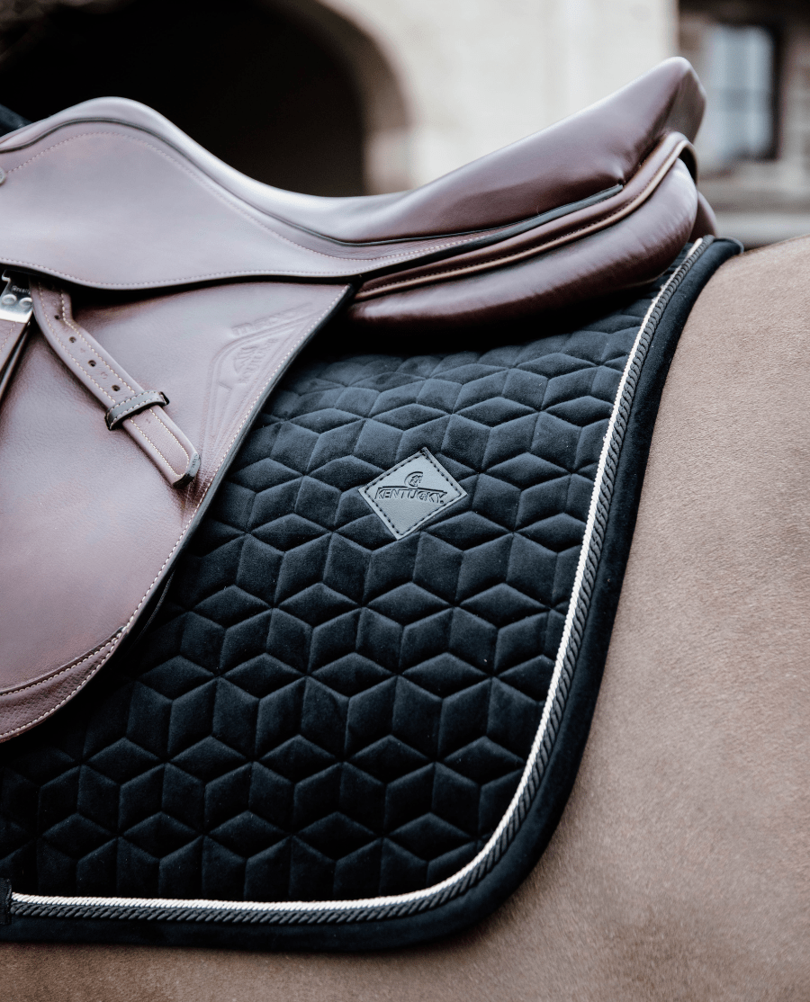 Springunderlag Basic Velvet fra Kentucky Horsewear - animondo.dk - 42589-32-SJ