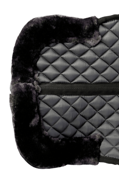 Top Reiter - Fur Saddle Pad - Sort - animondo.dk - SA - DE - FR - AN