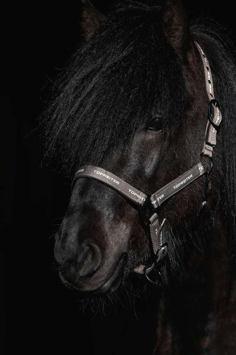 Top Reiter - Logo Grimesæt - Trøffelbrun - animondo.dk - HAL - STR - TR - LG - TBR