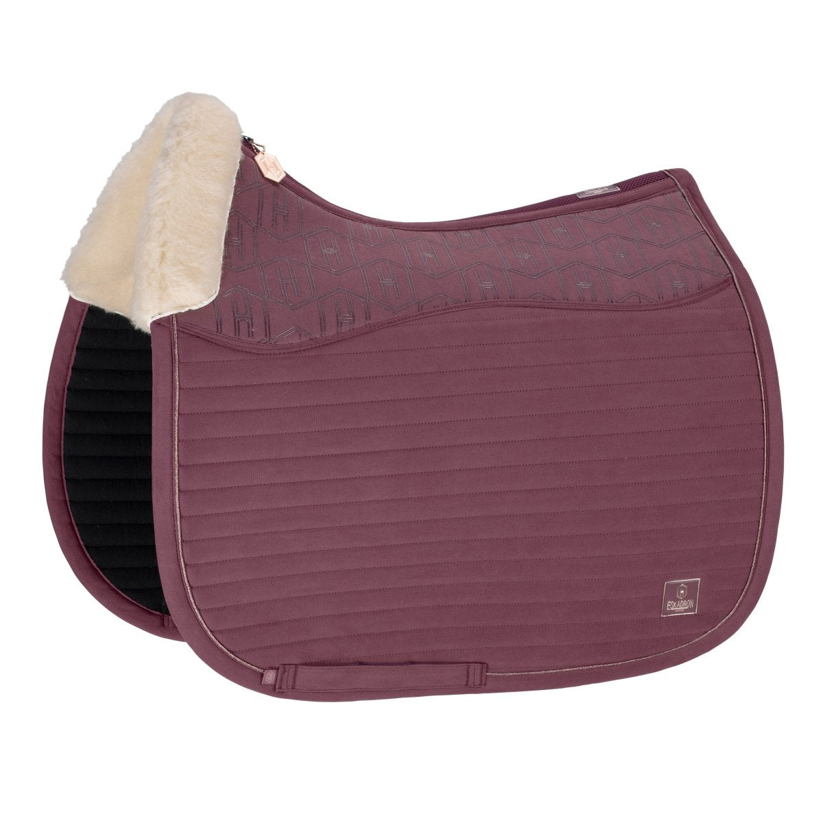 Eskadron Heritage 23 Micro Evo-Wool Dressurunderlag - Cassis - animondo.dk