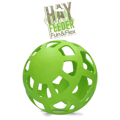 Hay Slowfeeder fun and flex 22 cm Green Ball - animondo.dk