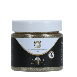 Hi Gloss Glitter Hoof Polish - Gold - animondo.dk