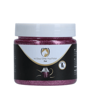 Hi Gloss Glitter Hoof Polish - Pink - animondo.dk