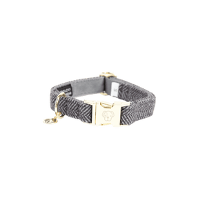 Kentucky Dog Collar Wool - Grå - animondo.dk