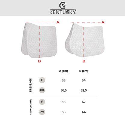 Kentucky - Velour Dressur Underlag m. Perler - Beige - animondo.dk - 42590 - 32 - DR
