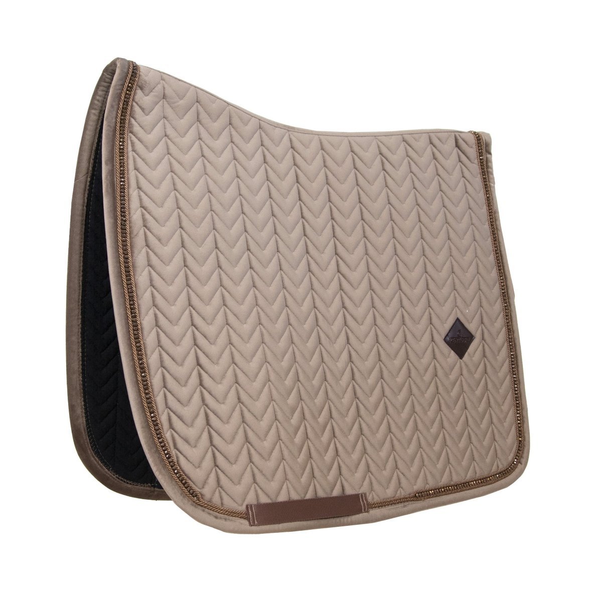 Kentucky - Velour Dressur Underlag m. Perler - Beige - animondo.dk - 42590 - 32 - DR