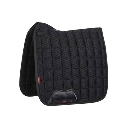 LeMieux Carbon Mesh Dressage Square Sadelunderlag - Sort - animondo.dk