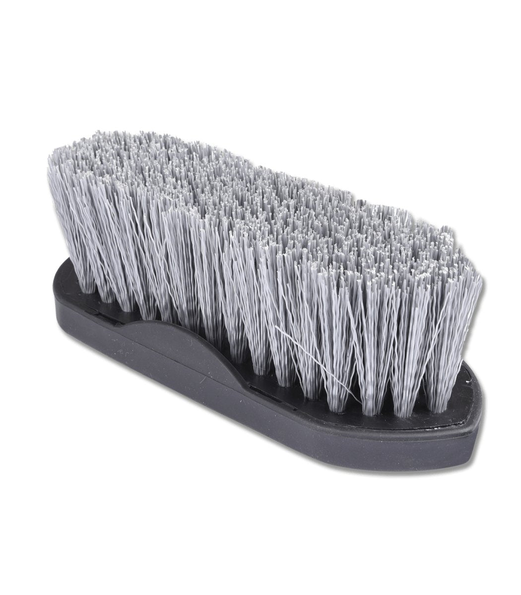 Scrubbing brush black, 4,5 cm bristles, 18 cm - animondo.dk