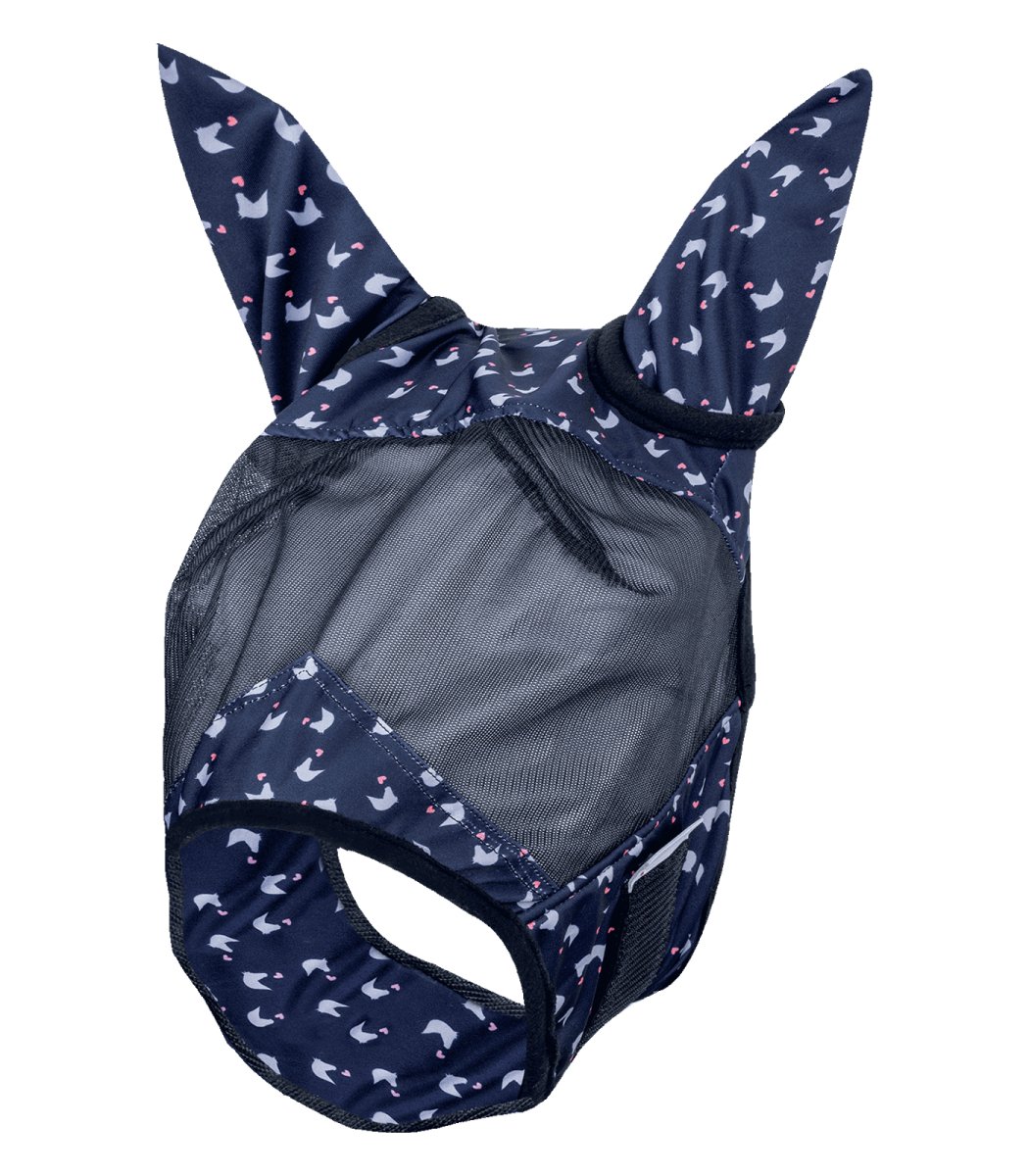 Waldhausen Lucky Fluemaske Fly Mask - Navy - animondo.dk