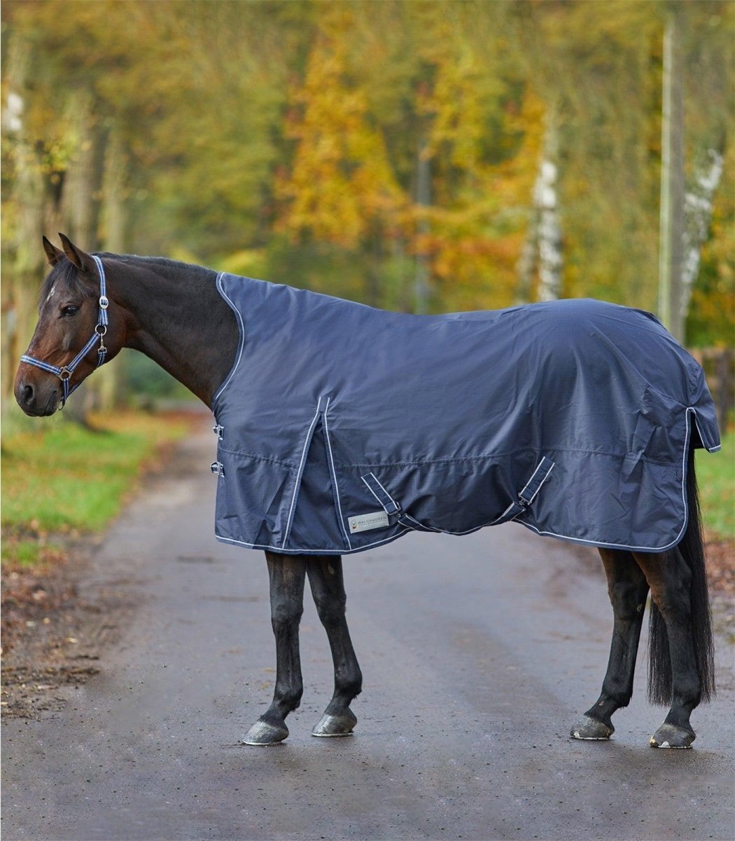 Waldhausen Outdoor rug Economic, High Neck 200 g - Night blue - animondo.dk