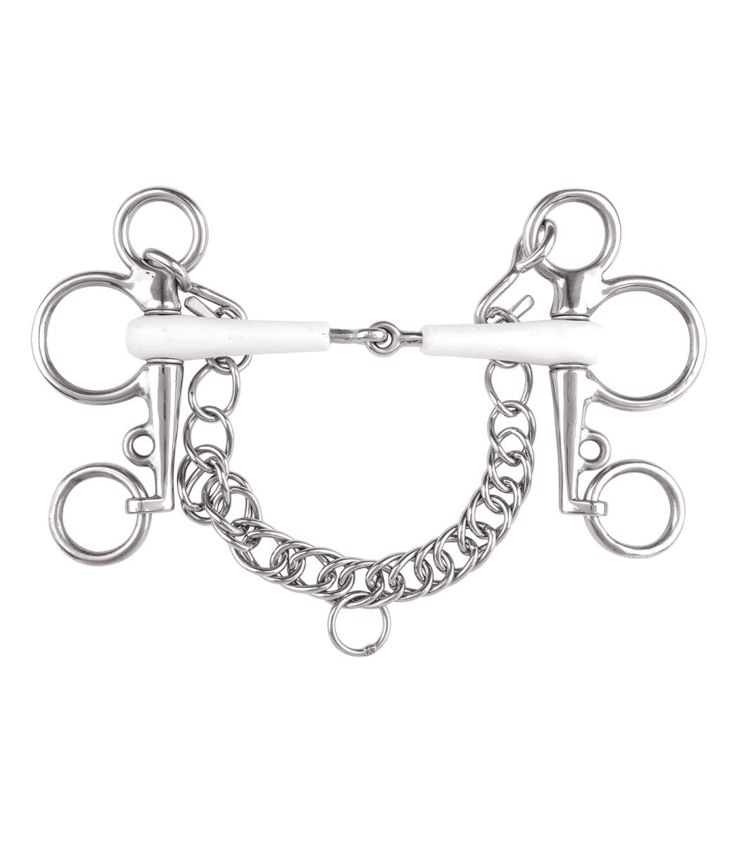 Waldhausen Pelham Equimouth snaffle, LZ: 5cm, T: 16mm - animondo.dk